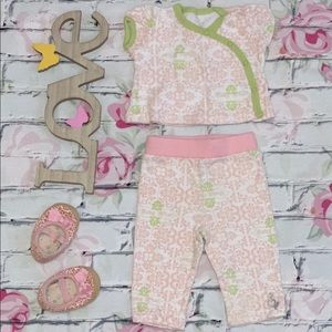 3 Pcs Set Baby Girl 0-3 Mo